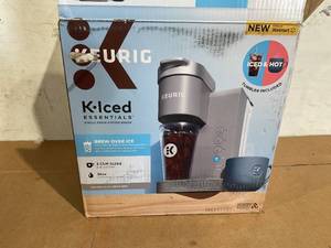 lot 183 image: Keurig K-Iced Essentials Iced and Hot Single-Serve K-Cup Pod Coffee Maker
