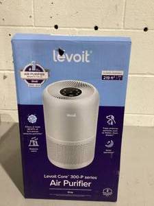 lot 403 image: LEVOIT Core 300-P Air Purifier for Home Allergies Pets Hair in Bedroom, Covers Up to 1095 ft by 45W High Torque Motor