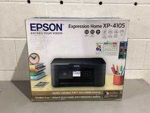 lot 419 image: Epson Expression Home XP-4105 Wireless All-in-One Color Inkjet Printer