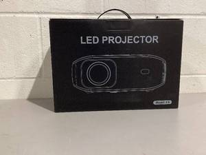 lot 424 image: HONPOW 4K Support Portable Projector with Wifi and Bluetooth Mini Projector with Speaker