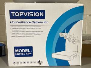 lot 430 image: 4PCS TOPVISION Wired Security Camera System, 8CH 3MP NVR, 1080P Surveillance Cameras with Color Night Vision