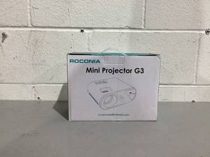 lot 446 image: Roconia Mini Projector G3 Full HD 1080P