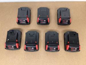 lot 686 image: LOT OF 7 Milwaukee Electric Tool 48-11-1820 Red Lithium 2.0 Compact Battery