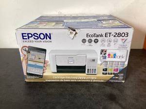 lot 525 image: Epson EcoTank ET-2803 Wireless Color All-in-One Cartridge-Free Supertank Printer