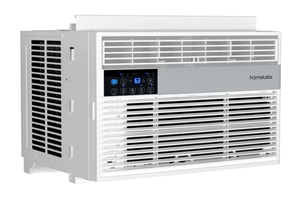 lot 481 image: hOmeLabs Window Air Conditioner 8000 BTU - Smart Control, Eco Mode - LED Control Panel