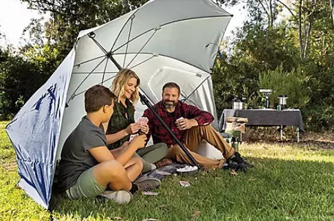 lot 790 image: Sport-Brella Premiere Umbrella Portable Canopy - Blue