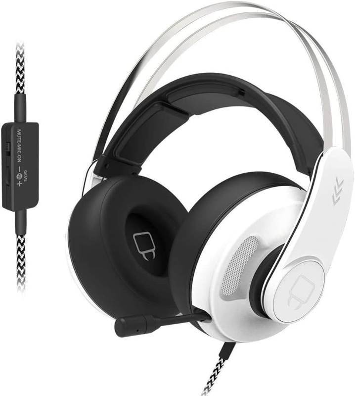 lot 747 image: NEW Venom Sabre Universal Stereo Gaming Headset (PS4  Xbox One  Switch  PC  Mac) (PS4) - White