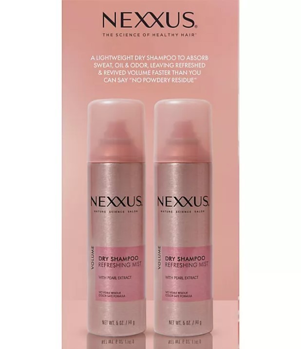 lot 219 image: NEW Nexxus Volume Dry Shampoo, Refreshing Mist, 5 oz., 2 pk.