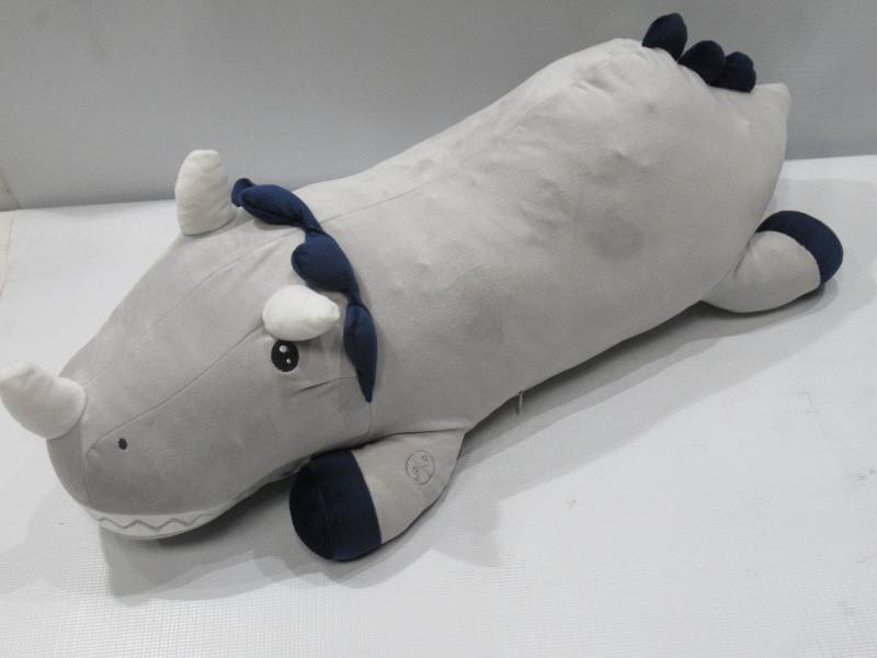 lot 234 image: NEW Members Mark Kids Light Up Jumbo Squishy Pillow - Dino Triceratops