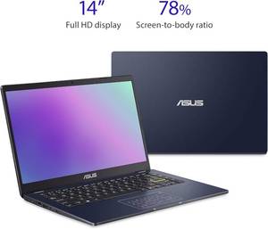 lot 309 image: ASUS Laptop L410 Ultra Thin Laptop, 14 FHD -Display, Intel Celeron N4020 -Processor, 4GB -RAM, 128GB Storage, NumberPad, Windows 10 Home, Star Black, L410MA-DS21