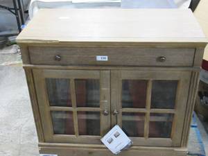 lot 330 image: Members Mark Cape Cod Modular Multi-Use Console, Ash Blonde - Damaged