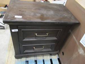 lot 331 image: Branson Nightstand - Damaged Leg