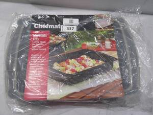 lot 337 image: Chefmate Marinating Tray with Locking Lid - NEW
