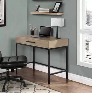lot 80 image: NEW Stetson Writing Desk with Storage Drawer - Natural Finish