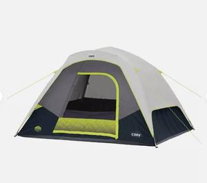 lot 93 image: CORE Equipment 6-Person Lighted Dome Tent