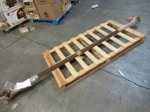 lot 142 image: Pallet of 8 Decorative 8 Foot Long Metal Fixtures