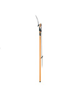 lot 161 image: Fiskars Power-Lever Steel Curved Extendable Tree Pruner - 7 ft to 16 ft