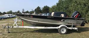 2003 Alumacraft Magnum 17 10 Boat w Trailer