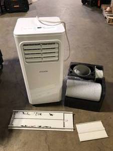 Vissani 5,000 BTU 115-Volt Portable Air Conditioner for 150 sq. ft. Rooms with Dehumidifier in White Customer Returns See Pictures