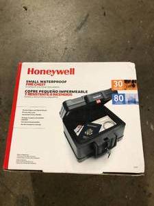 Honeywell Small  Water-proof Fire-Resistant Portable Chest with Carry Handle Customer Returns See Pictures