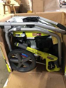 RYOBI 3300 PSI 2.5 GPM Cold Water Gas Pressure Washer with Honda GCV200 Engine   Customer Returns See Pictures