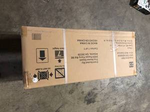 Husky Ready-to-Assemble 24-Gauge Steel Wall Mounted Garage Cabinet in Black (32  in. W x 15.3 in. D x 14 in. H) Customer Returns See Pictures