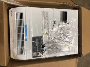 GE Profile ClearView Ultra Quiet 8,300 BTU 115V Window Air Conditioner Cools 350 Sq. Ft. Quiet in White Customer Returns See Pictures