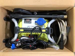 RYOBI 1900 PSI 1.2 GPM Cold Water Wheeled Electric Pressure Washer with 12 in. Surface Cleaner    Customer Returns See Pictures