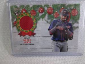 lot 36 image: 2022 Topps Royce Lewis Holiday Reli...
