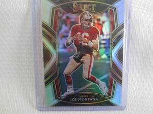 lot 60 image: 2020 Select Joe Montana Silver Priz...
