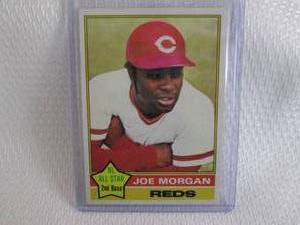 lot 72 image: 1976 Topps Joe Morgan Card...