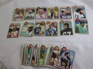 lot 81 image: Assorted 1979 Topps Football Cards...