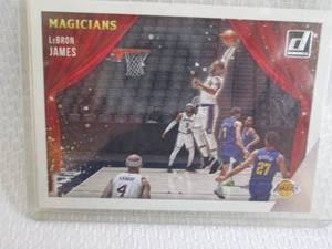 lot 85 image: 2021-22 Donruss LeBron James Magici...