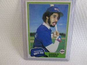 lot 98 image: 1981 Topps Harold Baines Rookie Car...