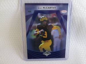 lot 114 image: 2024 Sage J.J. McCarthy Rookie Card...