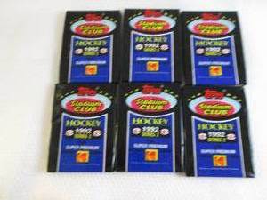 lot 121 image: 6 1992 Stadium Club Hockey Series 2...