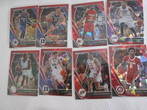 lot 142 image: 2021 Prizm Basketball Red Ice Prizm...