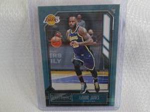 lot 144 image: 2020-21 Playbook LeBron James Card...