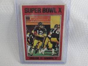 lot 146 image: 1976 Topps Terry Bradshaw Card...