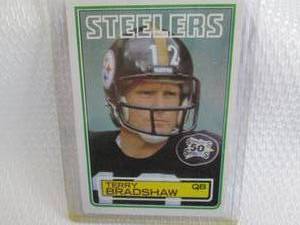 lot 160 image: 1983 Topps Terry Bradshaw Card...