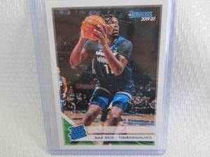 lot 176 image: 2019-20 Donruss Naz Reid Rookie Car...