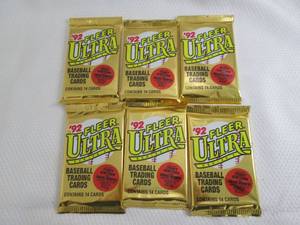 lot 178 image: 6-1992 Fleer Ultra Baseball Series ...
