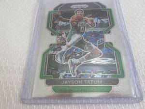 lot 184 image: 2021-22 Prizm Jayson Tatum Card...