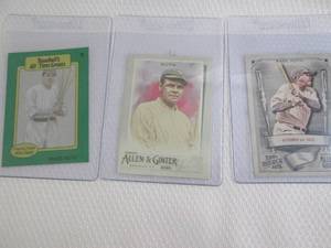 lot 193 image: Babe Ruth Cards...