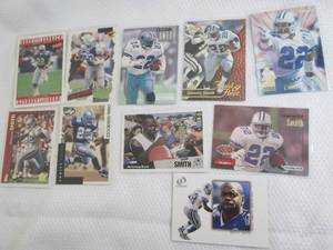 lot 198 image: Assorted Emmitt Smith Cards...