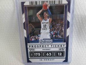 lot 203 image: 2020 Contenders JA Morant Draft Pic...