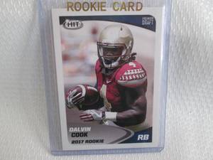 lot 211 image: 2017 Sage Hit Dalvin Cook Rookie Ca...