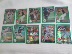 lot 221 image: 2021 Prizm Baseball Green Prizm Car...