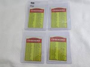 lot 224 image: Assorted 1972 Topps Baseball Checkl...