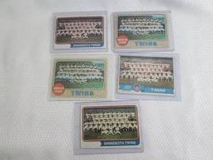 lot 232 image: Topps Minnesota Twins Team Cards...